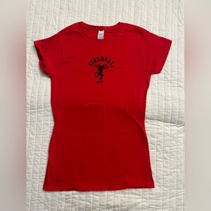 fireball t-shirt fitted NWOT
